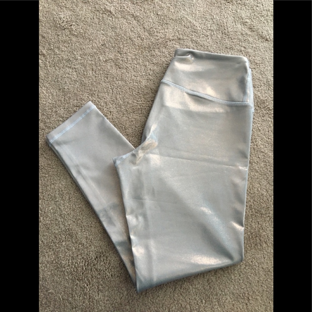 FLASH! Z by Zella High Waist Midi Metallic Pants